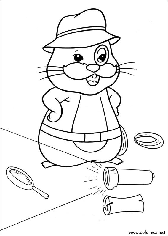 Coloriage de Zhu Zhu Pets à imprimer