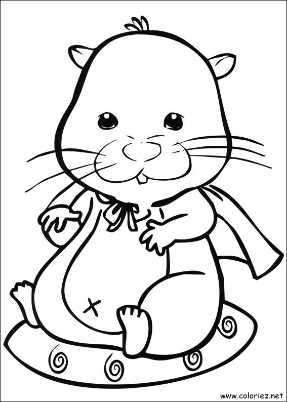 Coloriage de Zhu Zhu Pets à imprimer
