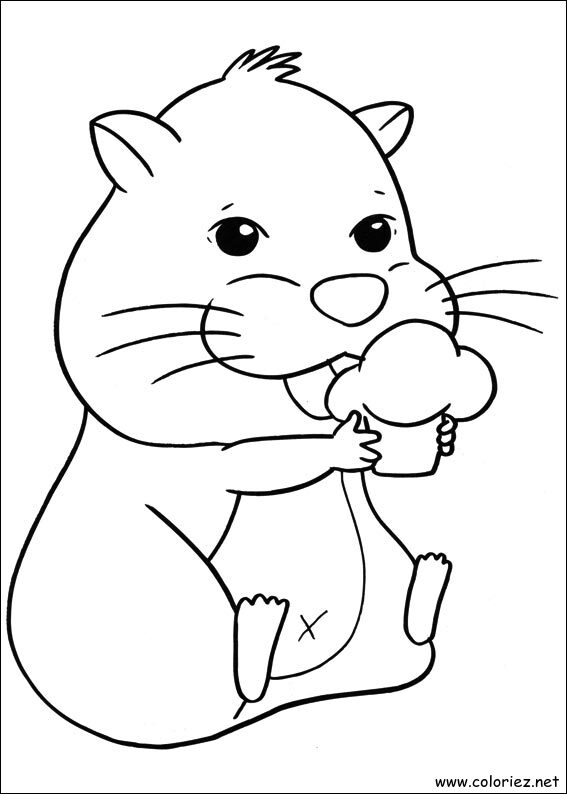 Coloriage de Zhu Zhu Pets à imprimer
