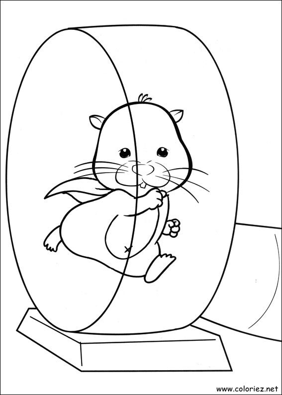 Coloriage de Zhu Zhu Pets à imprimer