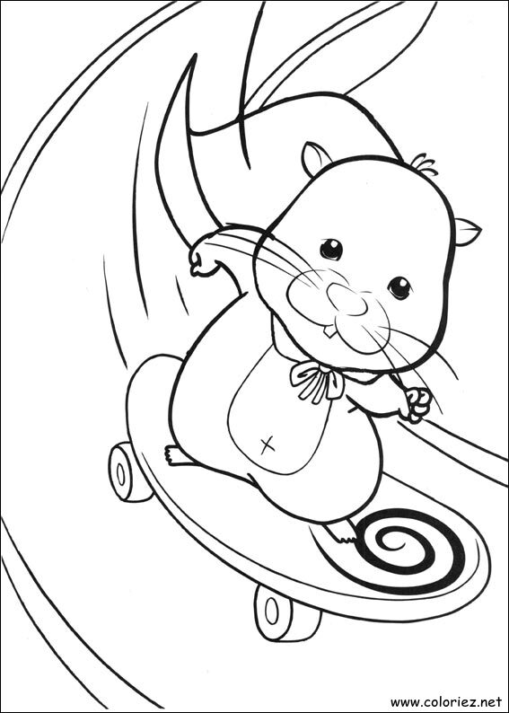 Coloriage de Zhu Zhu Pets à imprimer