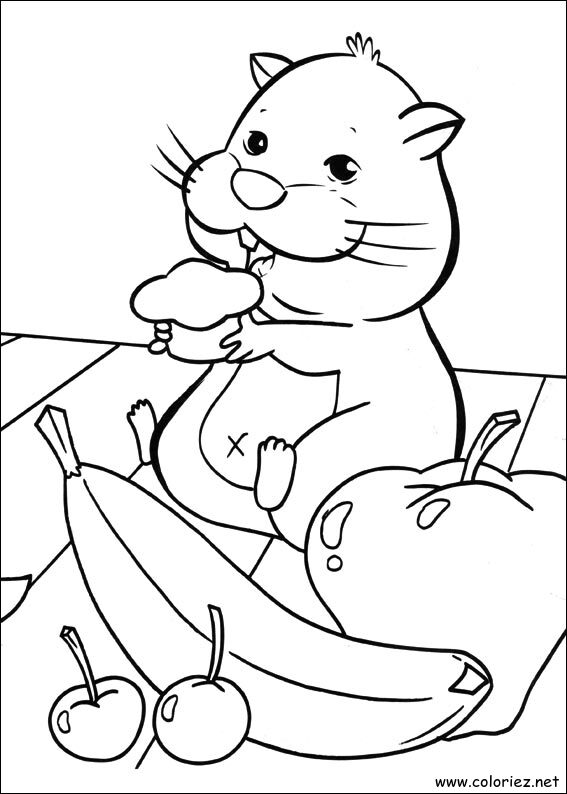 Coloriage de Zhu Zhu Pets à imprimer