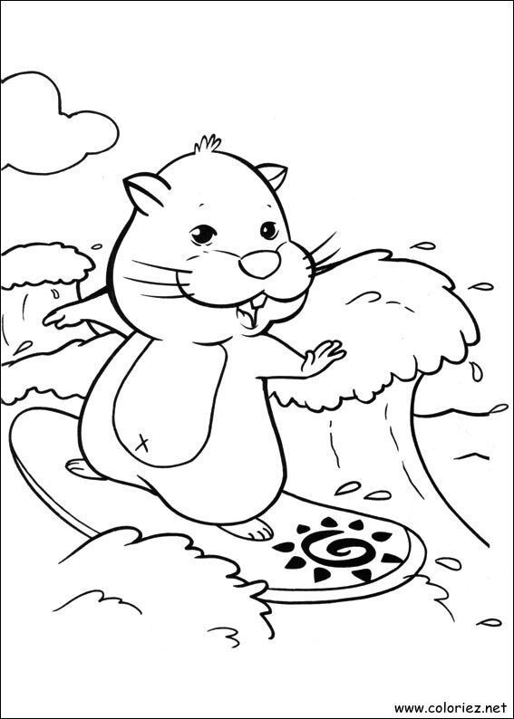 Coloriage de Zhu Zhu Pets à imprimer