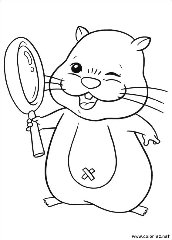 Coloriage de Zhu Zhu Pets à imprimer