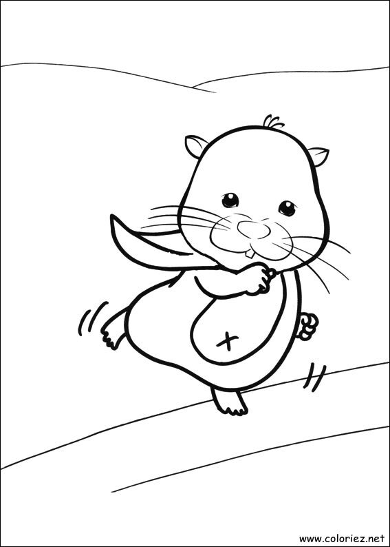 Coloriage de Zhu Zhu Pets à imprimer