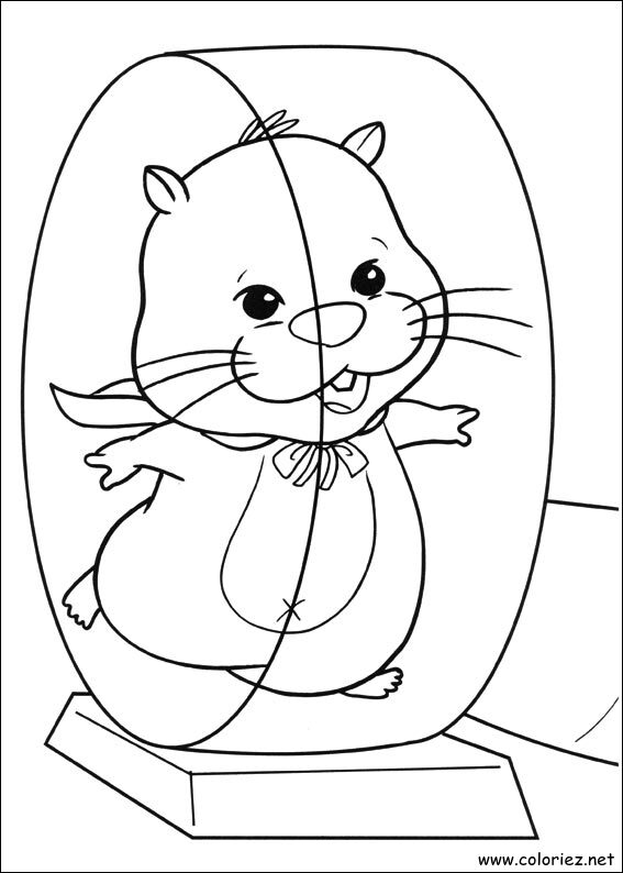 Coloriage de Zhu Zhu Pets à imprimer