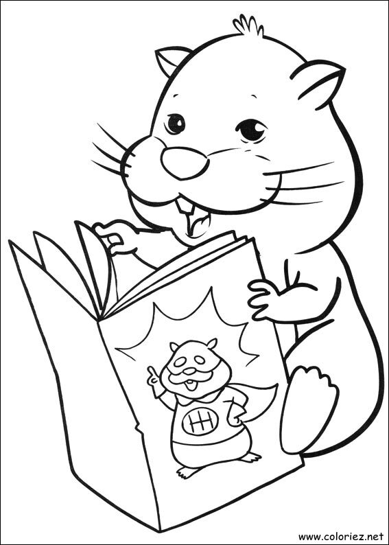 Coloriage de Zhu Zhu Pets à imprimer