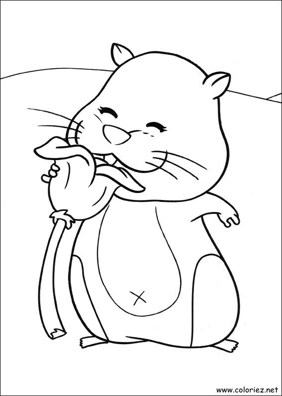 Coloriage de Zhu Zhu Pets à imprimer