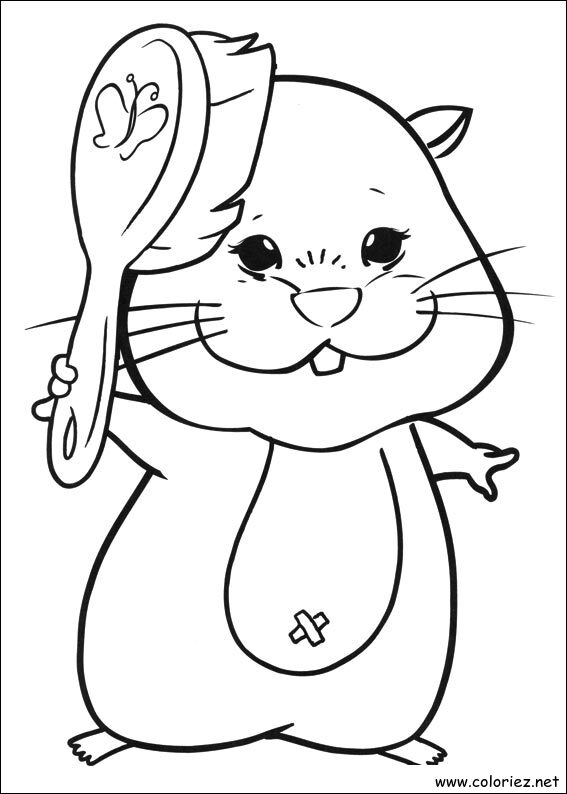 Coloriage de Zhu Zhu Pets à imprimer