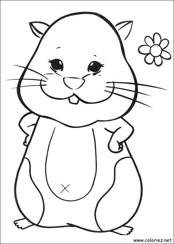 Coloriage de Zhu Zhu Pets à imprimer
